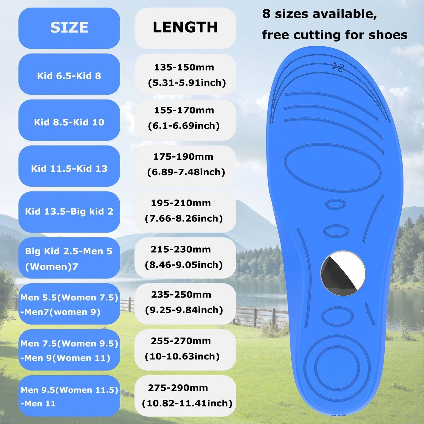 Glements™ Tracking Soles